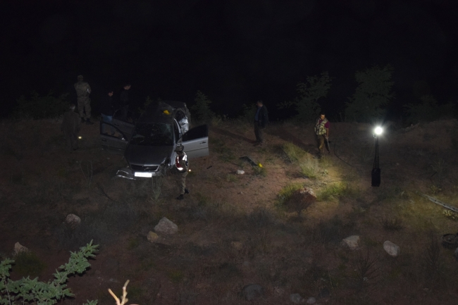 Malatya'da otomobil uçuruma yuvarlandı: 2 ölü, 1 yaralı